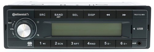 Continental USB MP3 AUX 1DIN Autoradio für Nissan Xterra (2000-2004) - Bild 4 von 9