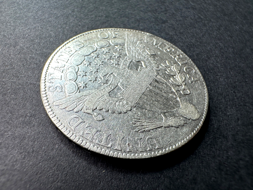 1806 Draped Bust Heraldic Eagle Silver Half Dollar Ungraded - Picture 11 of 17