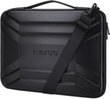 15-15.6 Inch Hard Shell Laptop Sleeve Shoulder Bag, Waterproof Shockproof Protec