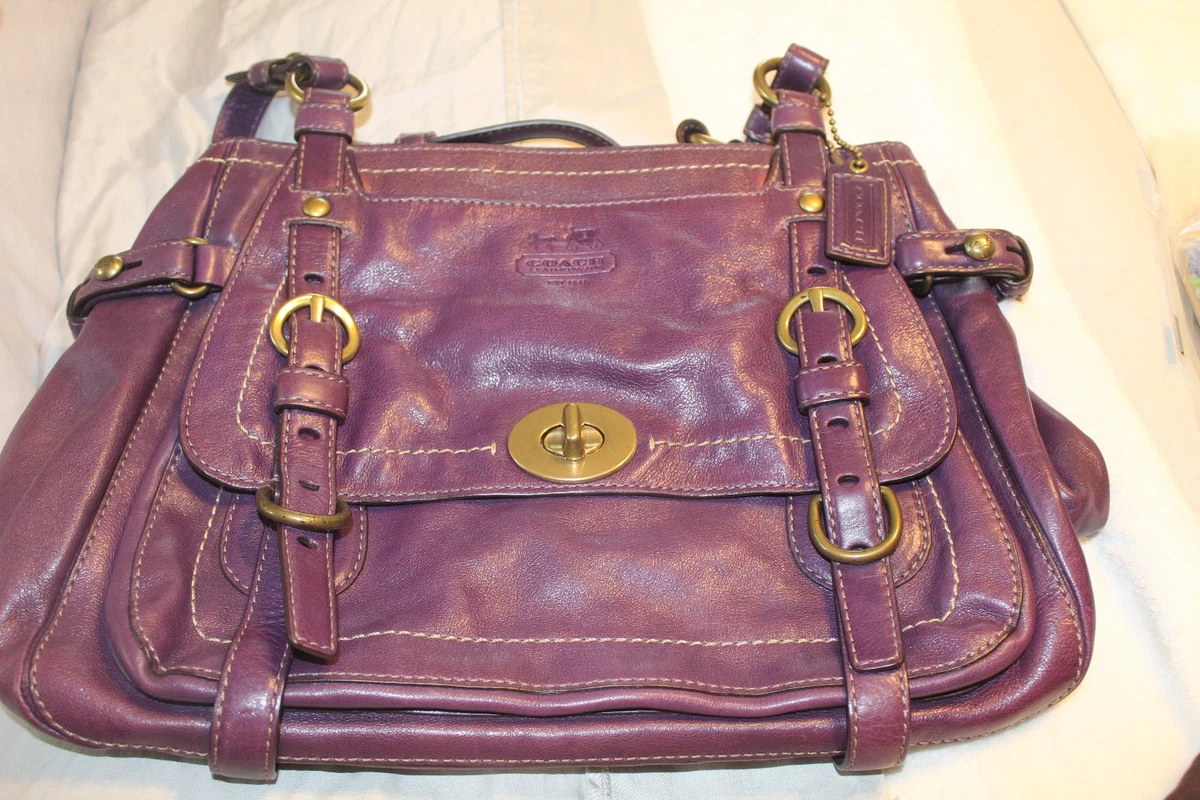 Coach Satchel/Top Handle Bag Purple Bags & Handbags for Women for 