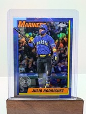 2025 Topps Chrome - 1990 Topps Baseball Julio Rodriguez #90CB-6