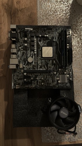 Ryzen 5 3600 + ASUS A320M-K + 16 GB DDR4 + AMD Boxed Kühler – Bundle, gebraucht