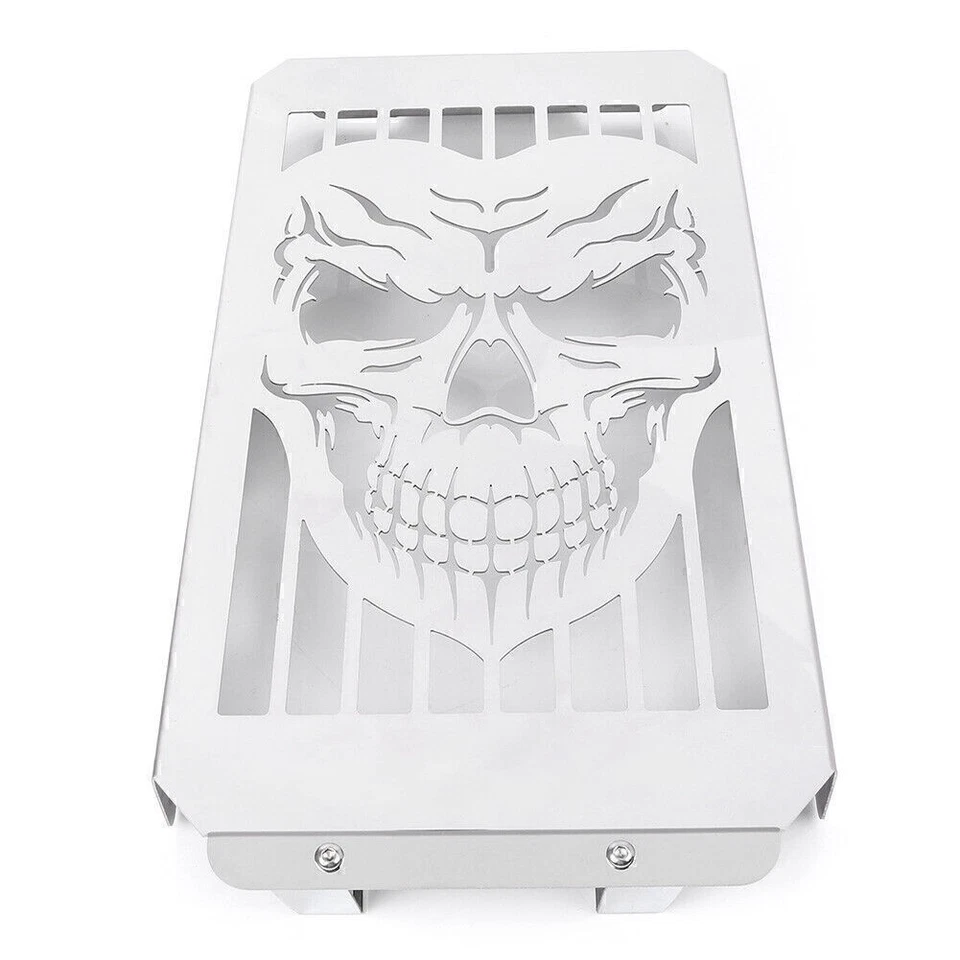 For Honda VTX1800 CFNRST Chrome Steel Motorcycle Radiator Grill Grille Cover Foto 2 de 4