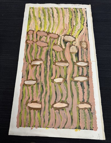 Makinti Napanangka, Aboriginal Art 135cm X 70cm COA Supplied 💕💕 MN1285T - Picture 7 of 11