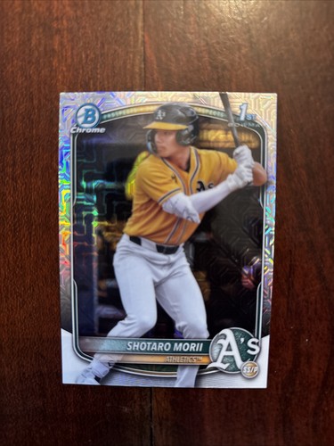 2025 Bowman Chrome Mega BCP-170 Shotaro Morii SP 1st Bowman Mojo Refractor 🔥🔥 - Bild 1 von 2