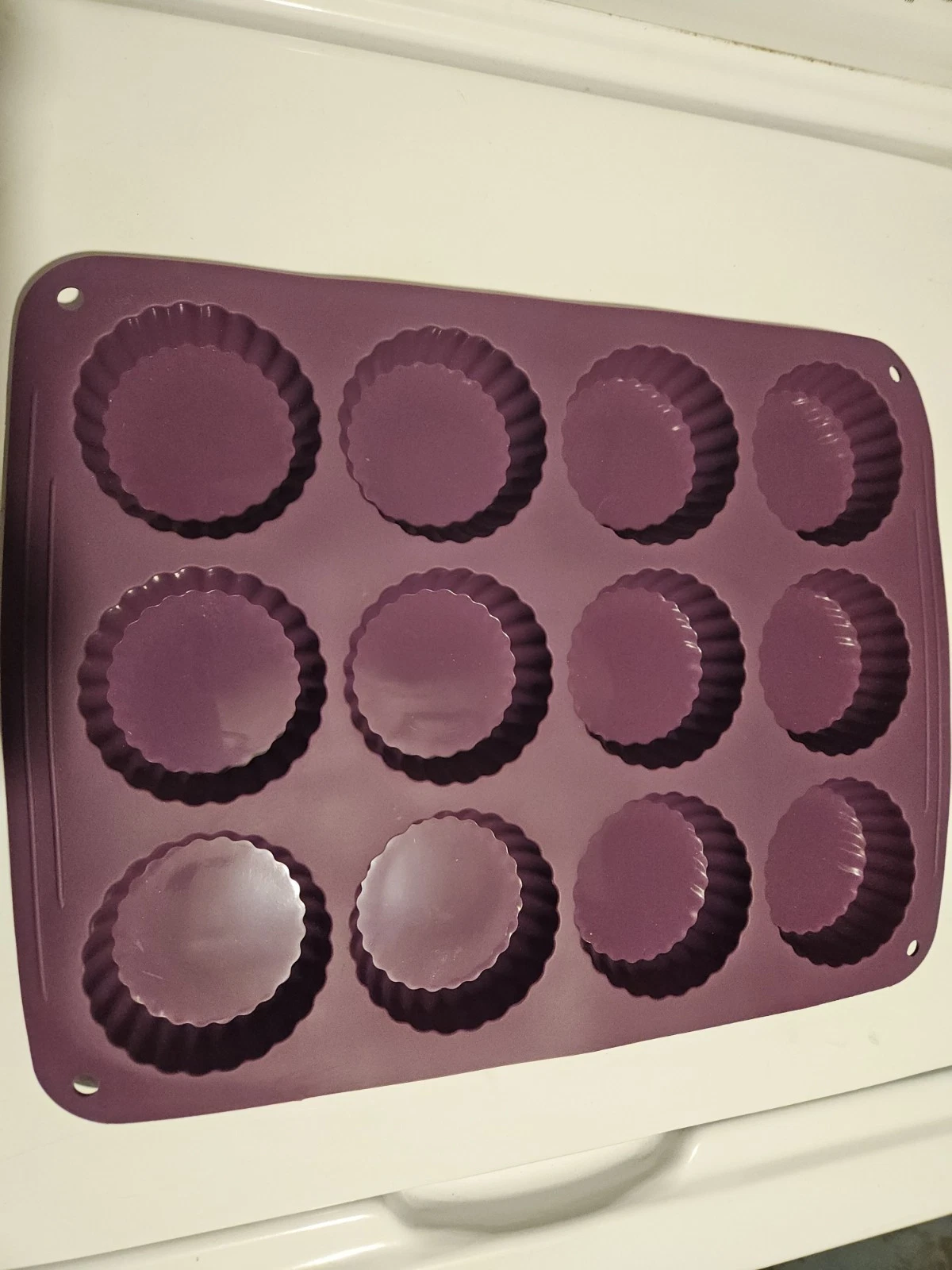 Silicone Mini And Regular Size Cupcake And Round And Square Tart Pans Set Of 4