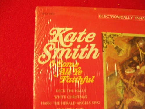 KATE SMITH XMAS LP "O COME ALL YE FAITHFUL" ON CLASSIC HOLIDAY VINTAGE VINYL! - Picture 3 of 8