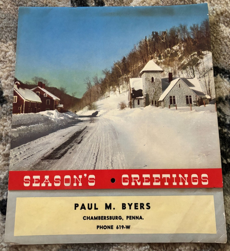 Oliver Tractor Calendar For 1950 Brochure AMIL26