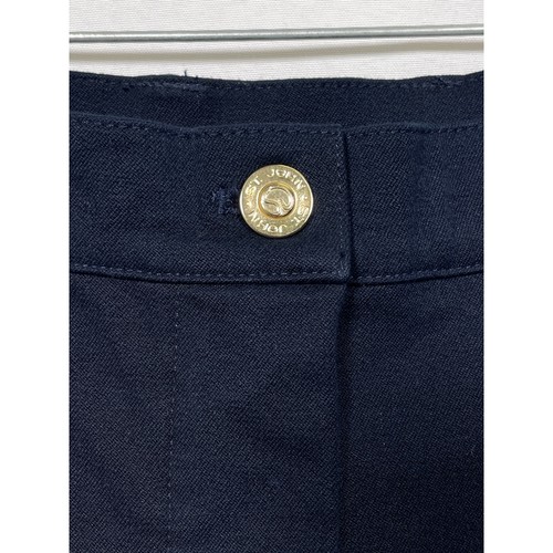 St. John Sport Essentials Gold Accents Classic Blue Pants Women's Sz 10 - Picture 2 of 9