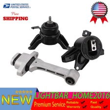3PCS Engine Motor & Auto Trans Mount For 11-15 Hyundai Sonata Kia Optima 2.0 2.4