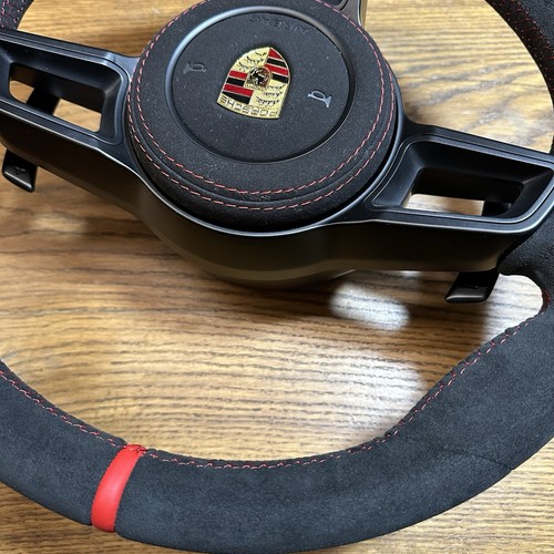 Porsche 991.2 911 997 718 Cayman/Boxster steering wheel alcantara leather PDK - Bild 5 von 10