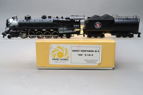 HO BRASS SS SUNSET GN GREAT NORTHERN Q-2 2-10-2 2184 CUSTOM SAMHONGSA