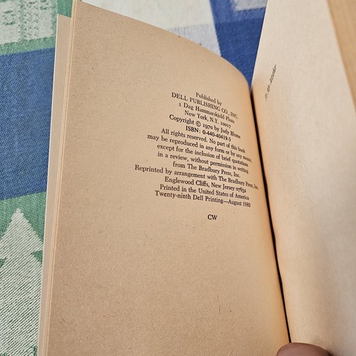 ✨VTG 1981 RARE JUDY BLUME 5 BOOK BOX SET~ ARE YOU THERE GOD? IT'S ME, MARGARET✨ - Imagen 11 de 17