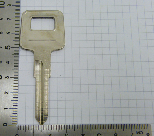 LLAVE COCHE B EN BLANCO ANTIGUO VOLVO 240 POLAR 740 760 780 940 - Imagen 5 de 5