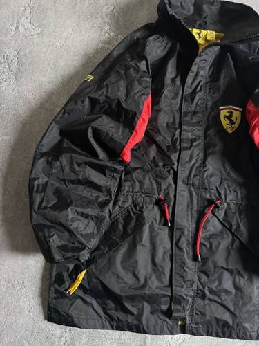 Ferrari XL Official Jacket Zip Nylon Coat Parka Vintage Bomber Racing 90s - Picture 4 of 16