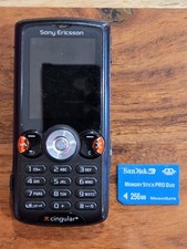 RETRO Sony Ericsson Walkman W810i Cell Phone Cingular UNTESTED No Battery