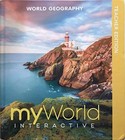 World Geography My World Interactive Teacher Edition By Gregory Chu - Very Good