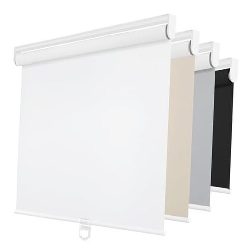 Cordless Blackout Roller Shades for Windows, Thermal 36"W x 72"H White