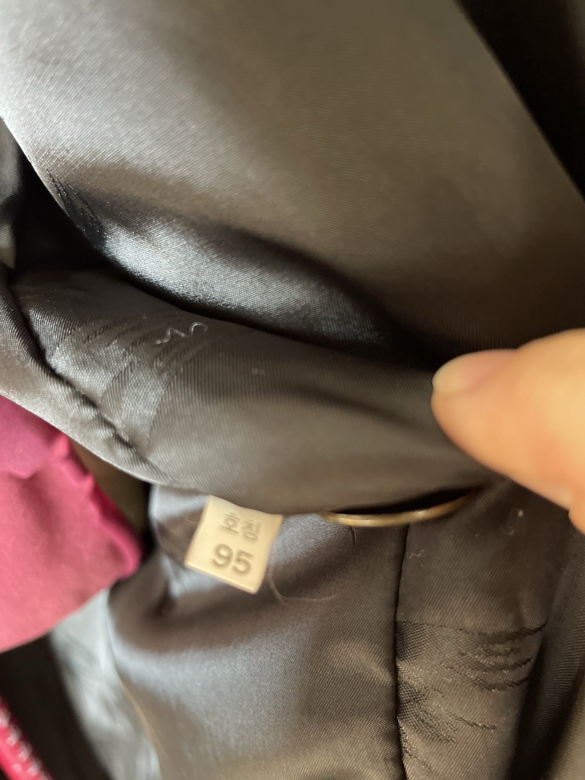 Vtg Nina Ricci Paris Leather Fur Collar Trench Long Glam Coat USA Sz XL