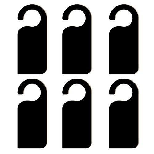12 Pcs Small Blackboard Pendant Room Door Hanger Sign Office Front - Picture 3 of 12