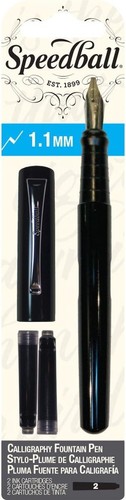 Speedball Art Products 002900 Calligraphy Fountain Pen 1.1mm Black Ink - Picture 2 of 7