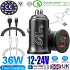 Charge Rapide Voiture USB Prise 12v/24v Pour Motorola G55 G56 G86 G35 G75 G15