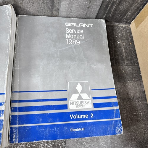 1989 Mitsubishi Galant Shop Manual 2 Volume Set Service Repair Books OEM - Bild 3 von 7