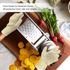 A8 Cut Resistant HPPE Fiber Food Grade Kitchen Hand Protection Safe