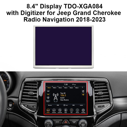Pantalla de 8,4" TDO-XGA084 con digitalizador para Jeep Chrysler Dodge radio navegación - Imagen 4 de 8