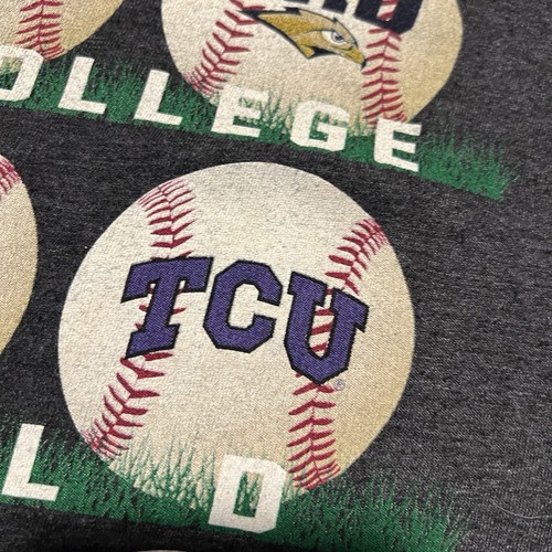 NCAA Baseball 2023 College World Series Championship Tee Sz XL Omaha 8 Teams - Picture 10 of 15