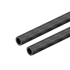 Carbon Fiber Round Tube 6mmx4mmx350mm 3K Matte Surface Wrapped Roll 2pcs
