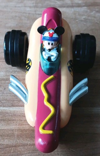 Disney Mickey Mouse Hot Dog Roadster 4.5” Pull Back N Go Racer Car Disney Store - Picture 5 of 6