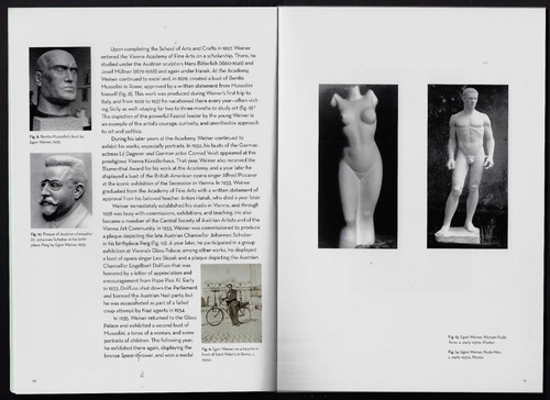 "Egon Weiner Pillar of Human Emotions" Sculpture Catalog 2014 Chicago Artist - Picture 3 of 3