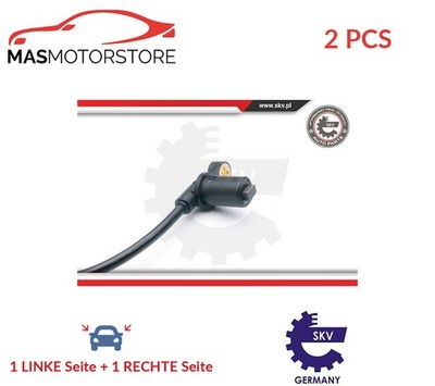 ABS SENSOR DREHZAHLFÜHLER PAAR VORNE SKV GERMANY 06SKV302 2PCS P NEU