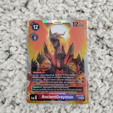AncientGreymon BT17-017 Secret Crisis Foil Digimon Card Game Single TCG NM