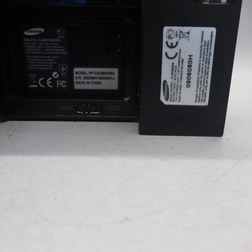 Samsung VP-DX2050 Compact DVD-RW Camcorder Black Tested - Picture 8 of 10