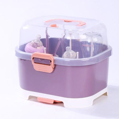 Dustproof Baby Bottle Drying Rack Baby Bottle Organizer Dinnerware Organizer - Picture 12 of 18