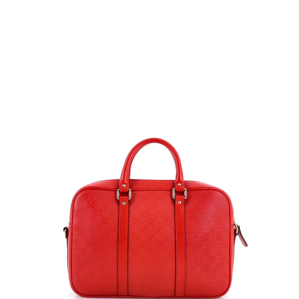Gucci подпись трансформируемый портфель Guccissima кожи средний - Изображение 3 из 4
