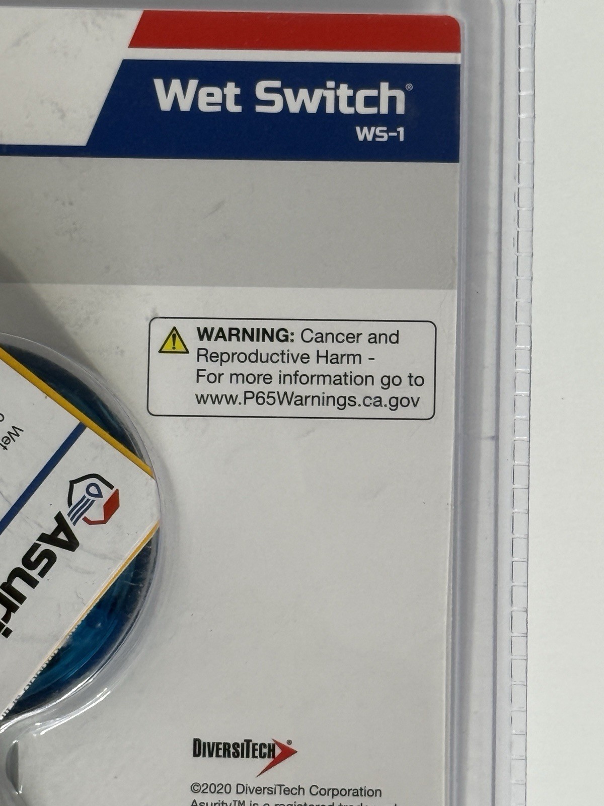 Diversitech Wet Switch Flood Detector WS-1