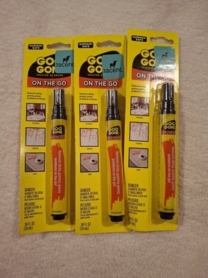Goo Gone on the Go Pen - Adhesive Remover - Quickly Removing Stubborn Sticker X3