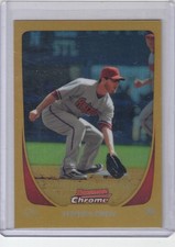 2011 Stephen Drew Bowman Chrome GOLD REFRACTOR Parallel /50 - #86 Diamondbacks