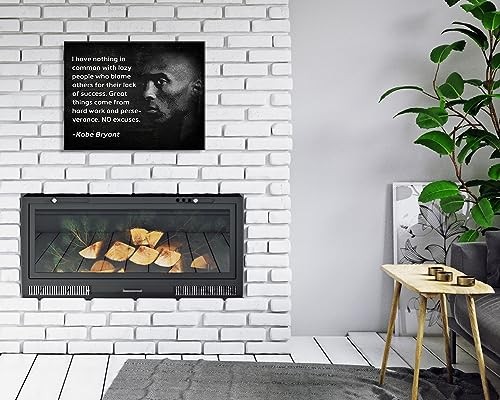 Kobe Bryant Poster Canvas Wall Art Decor, Motivational 14L" x 11W" kobe poster - Picture 6 of 8