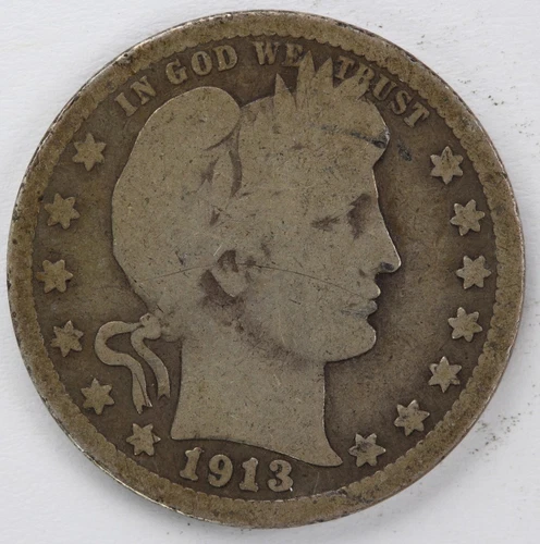 1913 Barber Quarter