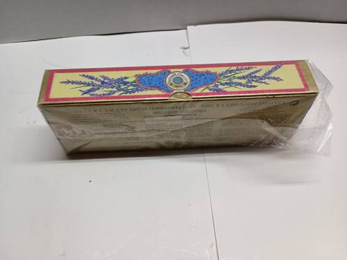 Roger & Gallet Savon Lavande Lavendel Seife - 3 x 5,3 Unzen Runde Riegel - NEU VERSIEGELT - Bild 2 von 3