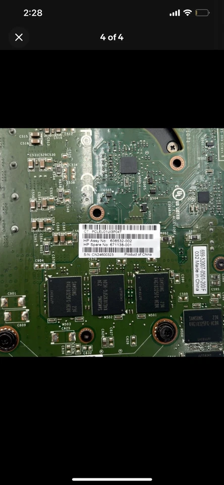 NVIDIA Quadro 5000 2.5GB GDDR5 Dual DP DVI Graphic Card HP P/N: 671138-001 - Image 4 of 4