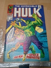 THE INCREDIBLE HULK 103 ( MARVEL 1968 ) Ungraded