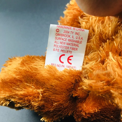 Juguete de peluche Ty Beanie Babies "Fitz" the Irish Setter con etiquetas (2004) - Imagen 7 de 9