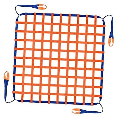 4.92' x 4.92' Cargo Lifting Nets - Flat Polyester Sling Hoisting Net - Max. 