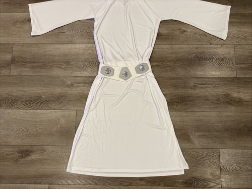 Rubies Prinzessin Leia Xtra Small Erwachsenenkostüm Kleid/Gürtel/ohne Perücke leider einmal getragen. - Bild 2 von 13