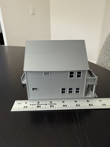 House With 4 Seasons Room - HO Scale / 1:87 Gauge - No Assembly Required - Home - Picture 7 of 9
